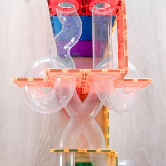 Connetix® Rainbow Magnetic Tiles Ball Run Expansion Kit